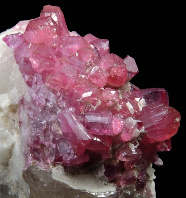 Liddicoatite Tourmaline on Quartz-Feldspar from Ibity, Betafo District, Vakinankaratra, Antananarivo, Madagascar