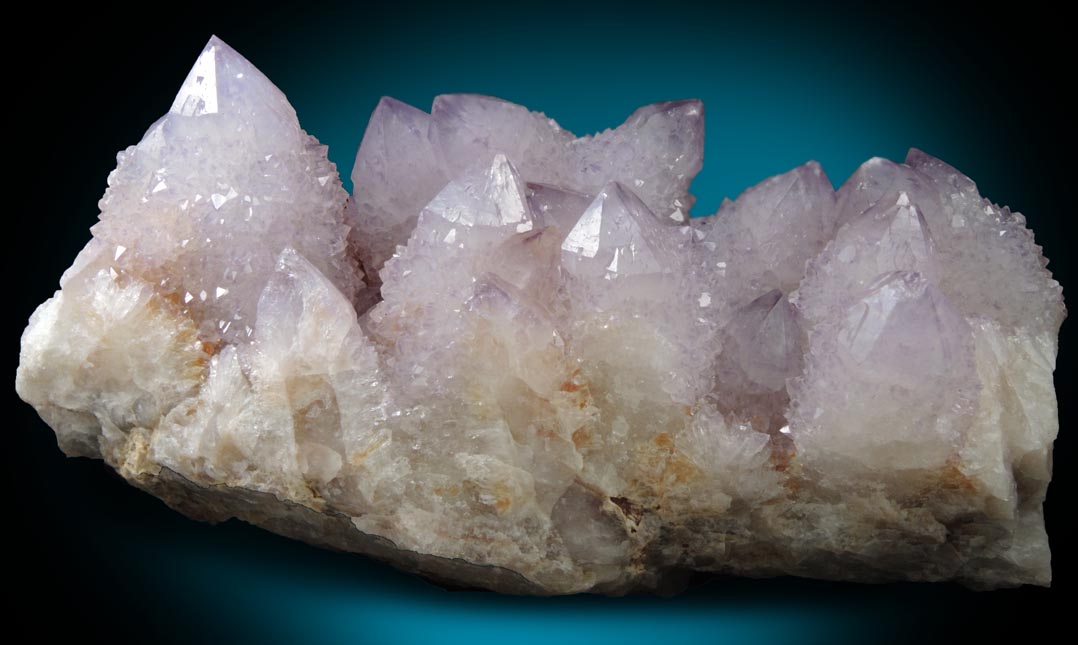 Quartz var. Amethyst (Cactus Quartz) from Boekenhouthoek area, Mpumalanga Province, South Africa