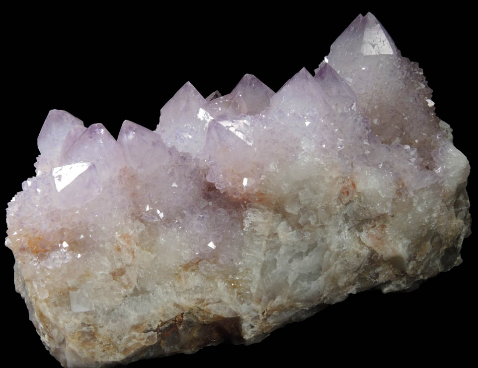 Quartz var. Amethyst (Cactus Quartz) from Boekenhouthoek area, Mpumalanga Province, South Africa