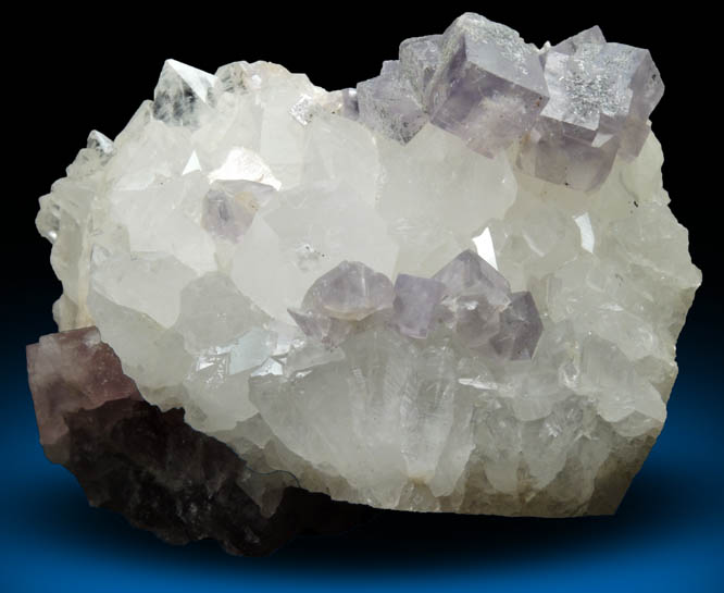 Fluorite on Quartz from Weardale, County Durham, England