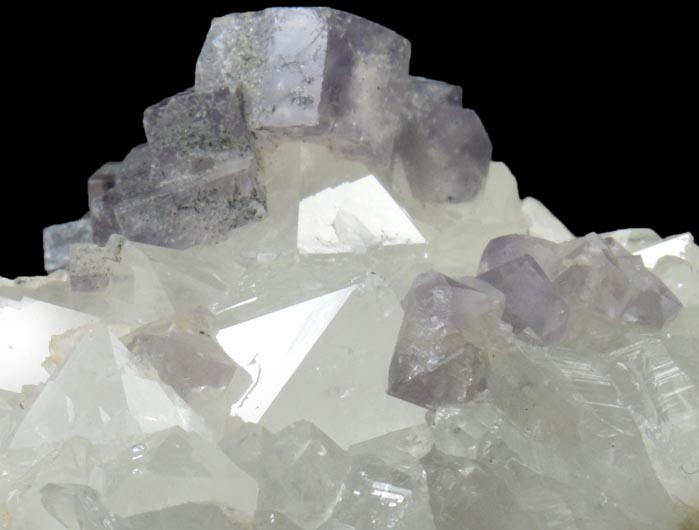 Fluorite on Quartz from Weardale, County Durham, England