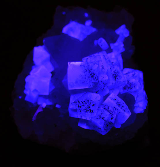 Fluorite on Quartz from Weardale, County Durham, England