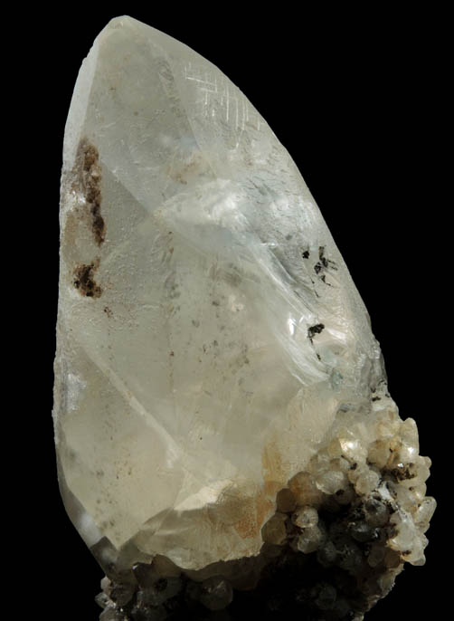 Calcite with Hematite-Chamosite inclusions from Weldon Quarry, Watchung, Somerset County, New Jersey