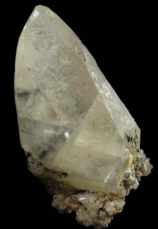 Calcite with Hematite-Chamosite inclusions from Weldon Quarry, Watchung, Somerset County, New Jersey