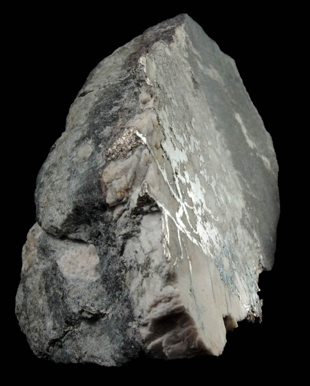 Silver from Silverfields Mine, Cobalt District, Ontario, Canada