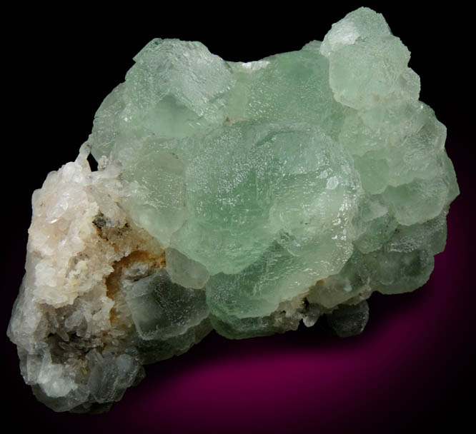 Fluorite with Quartz from Hardy Mine, Oatman District, Mohave County, Arizona