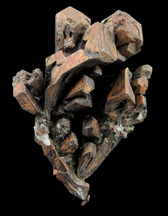Copper (cubic crystals) from White Pine Mine, Ontonagon County, Michigan