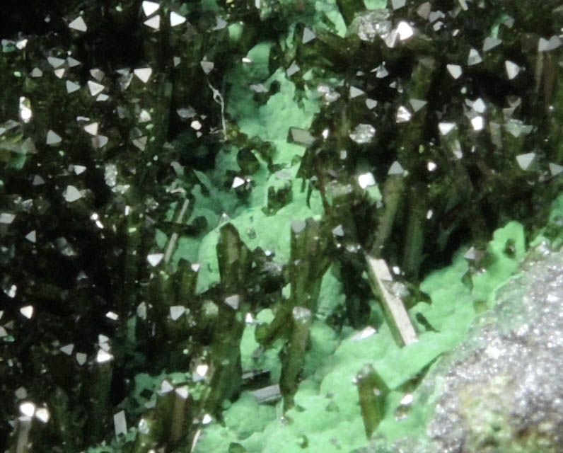 Olivenite with Bayldonite from Tsumeb Mine, Otavi-Bergland District, Oshikoto, Namibia