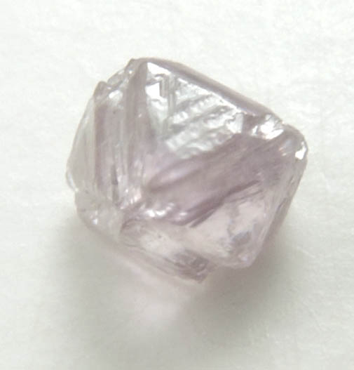 Diamond (0.20 carat pink-gray octahedral crystal) from Argyle Mine, Kimberley, Western Australia, Australia