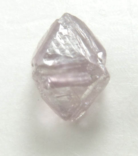 Diamond (0.20 carat pink-gray octahedral crystal) from Argyle Mine, Kimberley, Western Australia, Australia