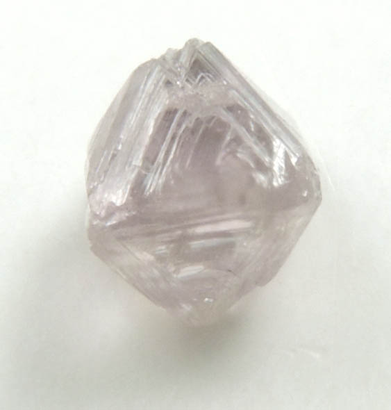 Diamond (0.28 carat pink-gray octahedral crystal) from Argyle Mine, Kimberley, Western Australia, Australia