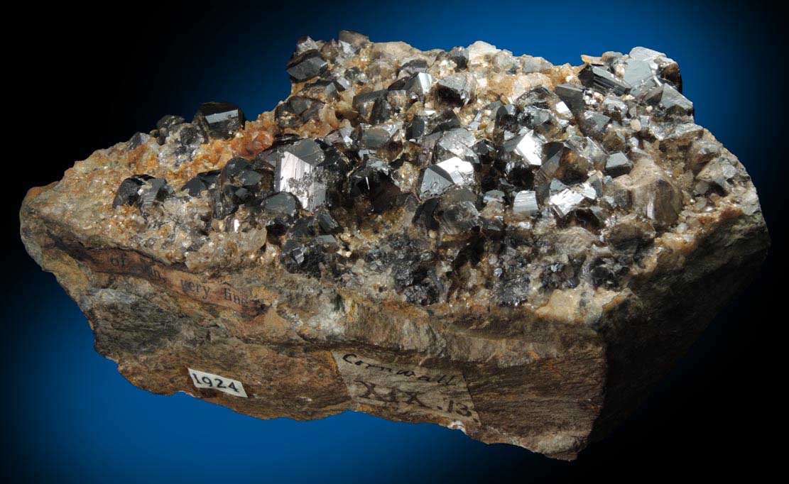 Cassiterite on Quartz from (St. Just District), Cornwall, England