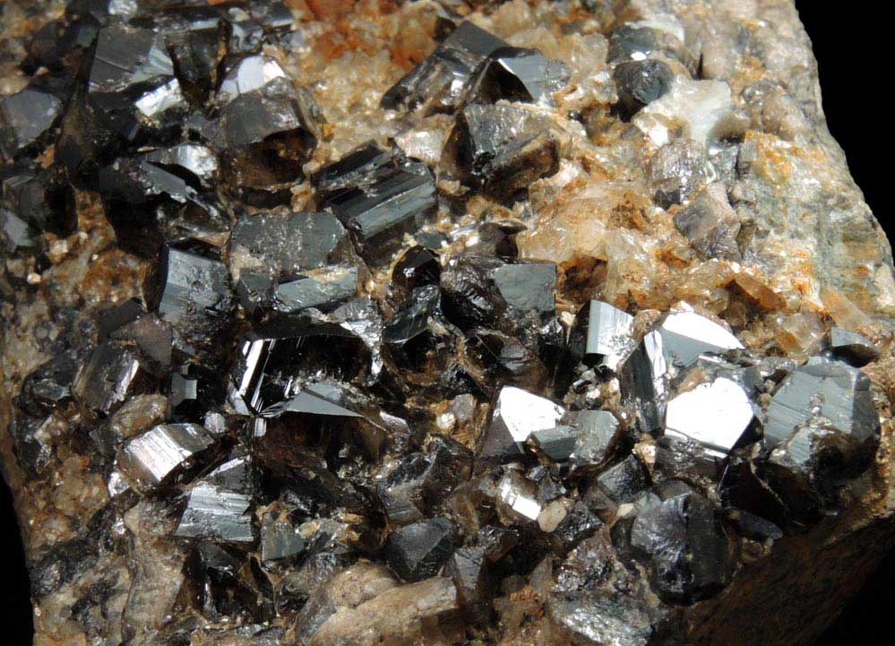 Cassiterite on Quartz from (St. Just District), Cornwall, England