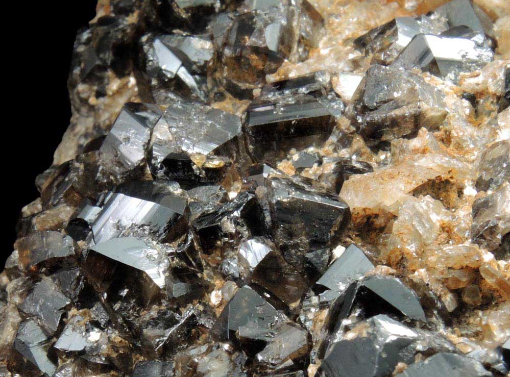 Cassiterite on Quartz from (St. Just District), Cornwall, England