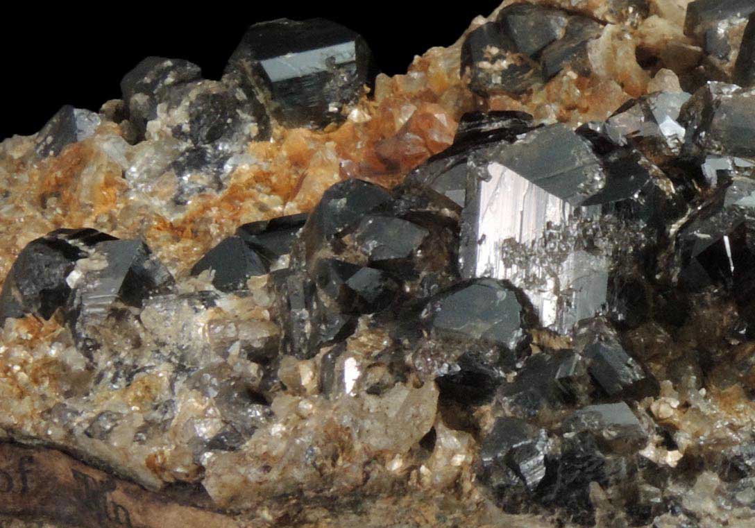 Cassiterite on Quartz from (St. Just District), Cornwall, England