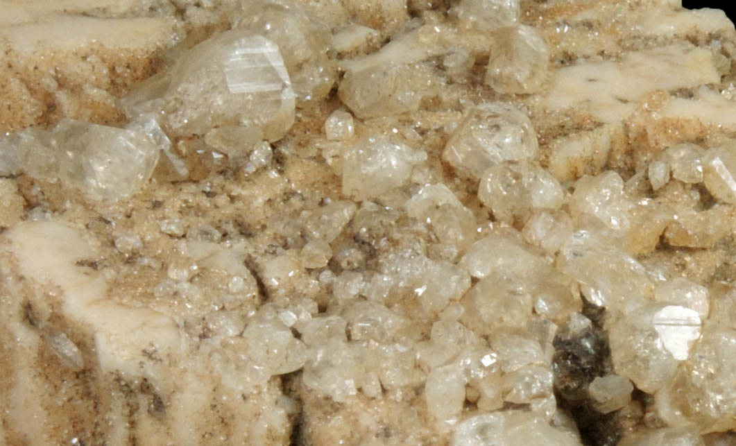 Hydroxylherderite on Microcline from Mount Apatite, Auburn, Androscoggin County, Maine