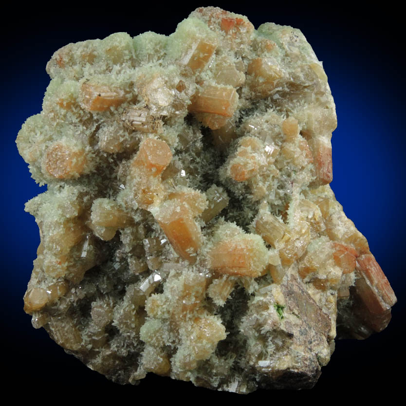 Mimetite and Smithsonite from Tsumeb Mine, Otavi-Bergland District, Oshikoto, Namibia