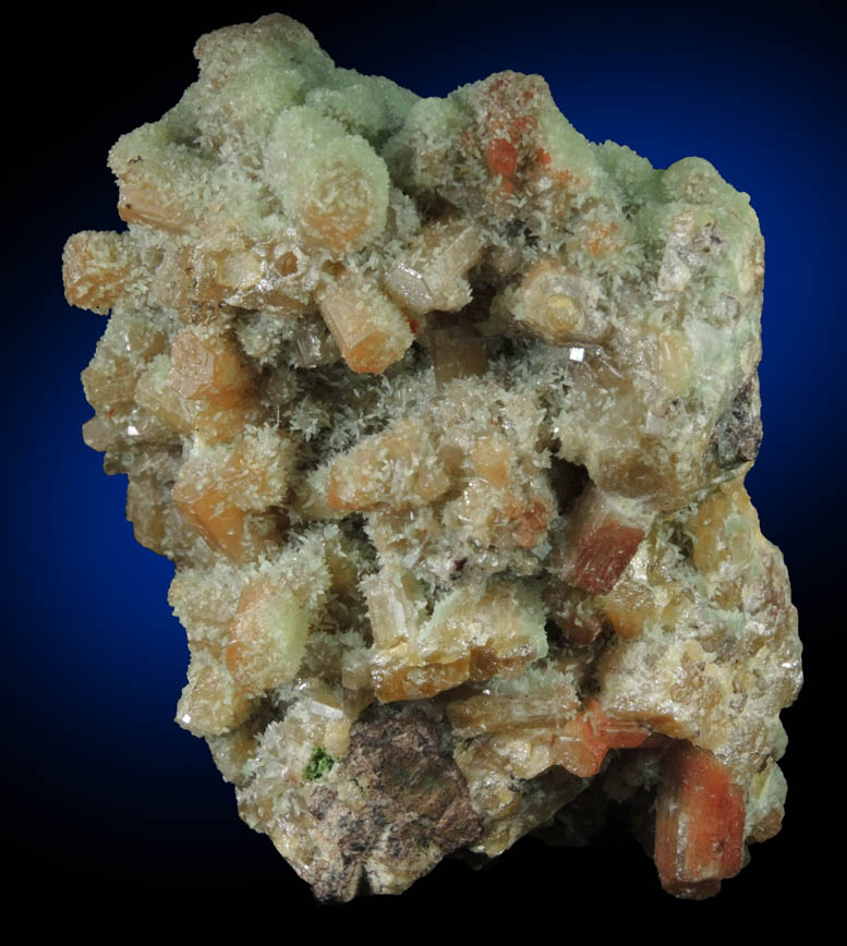 Mimetite and Smithsonite from Tsumeb Mine, Otavi-Bergland District, Oshikoto, Namibia