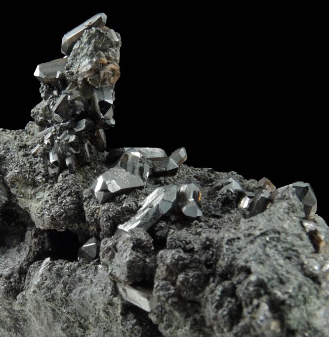 Cassiterite (twinned crystals) from Cornwall, England