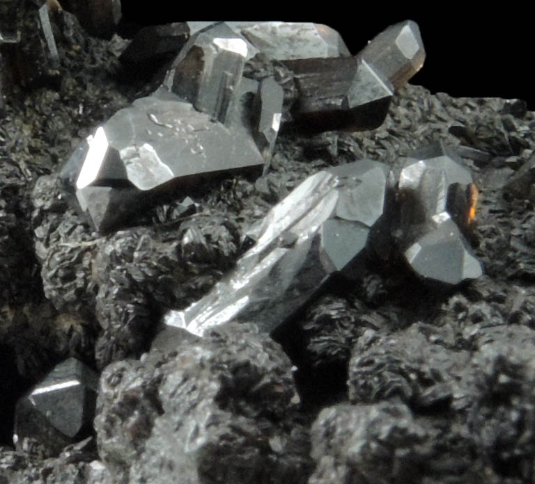 Cassiterite (twinned crystals) from Cornwall, England