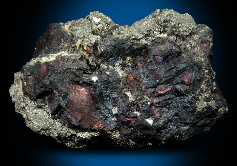 Covellite with Pyrite from Butte Mining District, Summit Valley, Silver Bow County, Montana