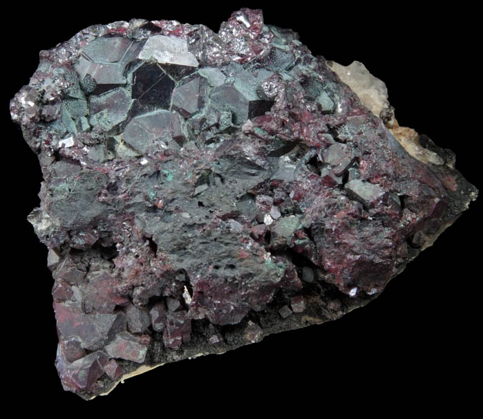 Cuprite on Quartz from Cornwall, England