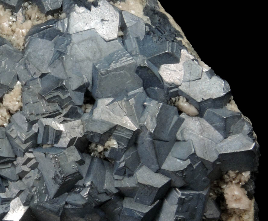 Galena with Dolomite from Harz Mountains (Neudorf?), Sachsen-Anhalt, Germany