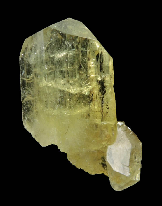 Brazilianite from Lavra do Corrego Frio, Linpolis, Divino das Laranjeras, Minas Gerais, Brazil (Type Locality for Brazilianite)