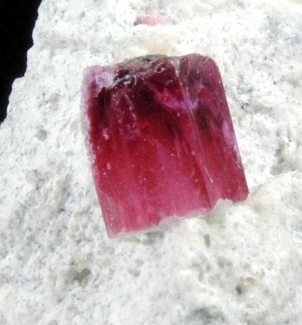 Beryl var. Bixbite (Red Beryl) from Rex Harris' Ruby Violet claim, 1 km north of Bumblebee Mountain, Wah Wah Mountains, Beaver County, Utah