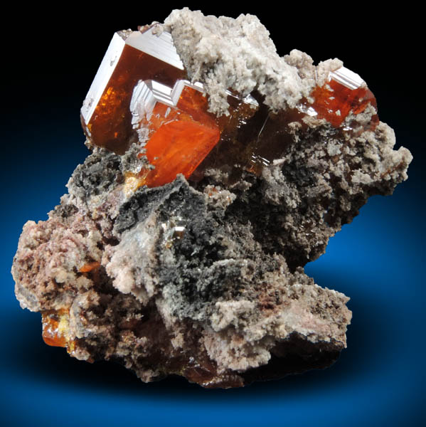 Wulfenite with minor Willemite from Red Cloud Mine, Silver District, La Paz County, Arizona