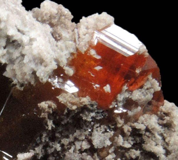 Wulfenite with minor Willemite from Red Cloud Mine, Silver District, La Paz County, Arizona