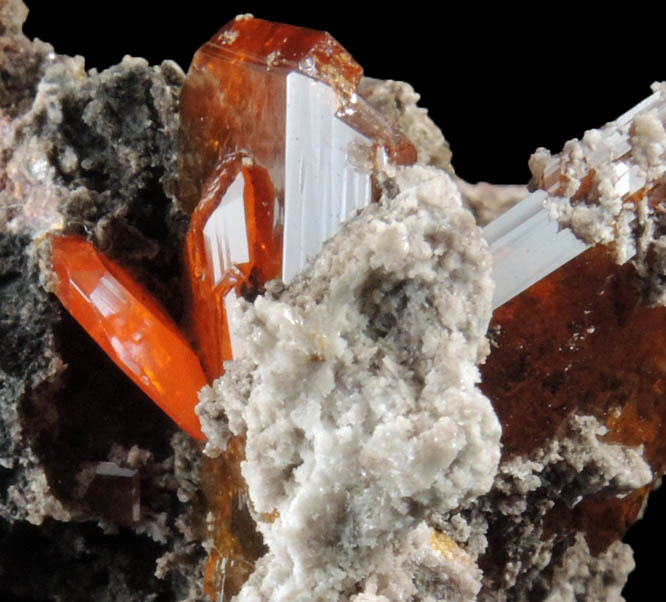 Wulfenite with minor Willemite from Red Cloud Mine, Silver District, La Paz County, Arizona