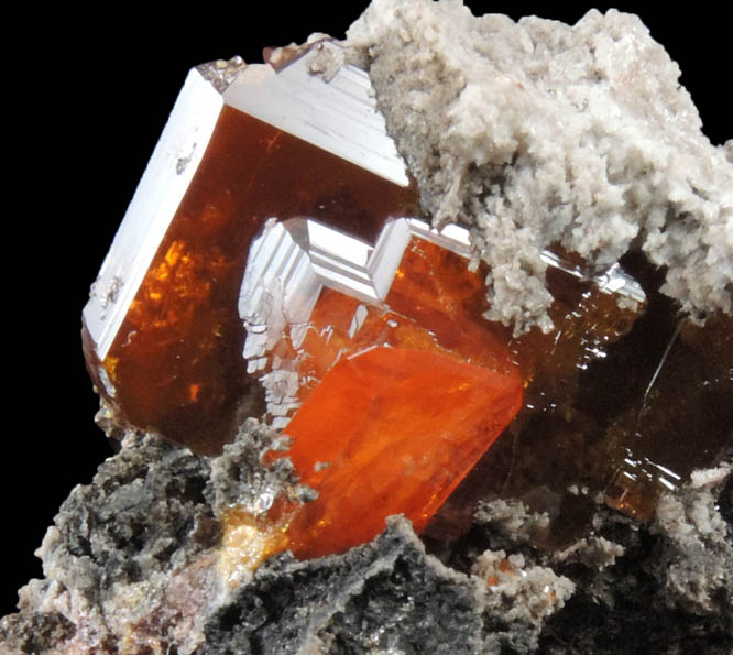 Wulfenite with minor Willemite from Red Cloud Mine, Silver District, La Paz County, Arizona