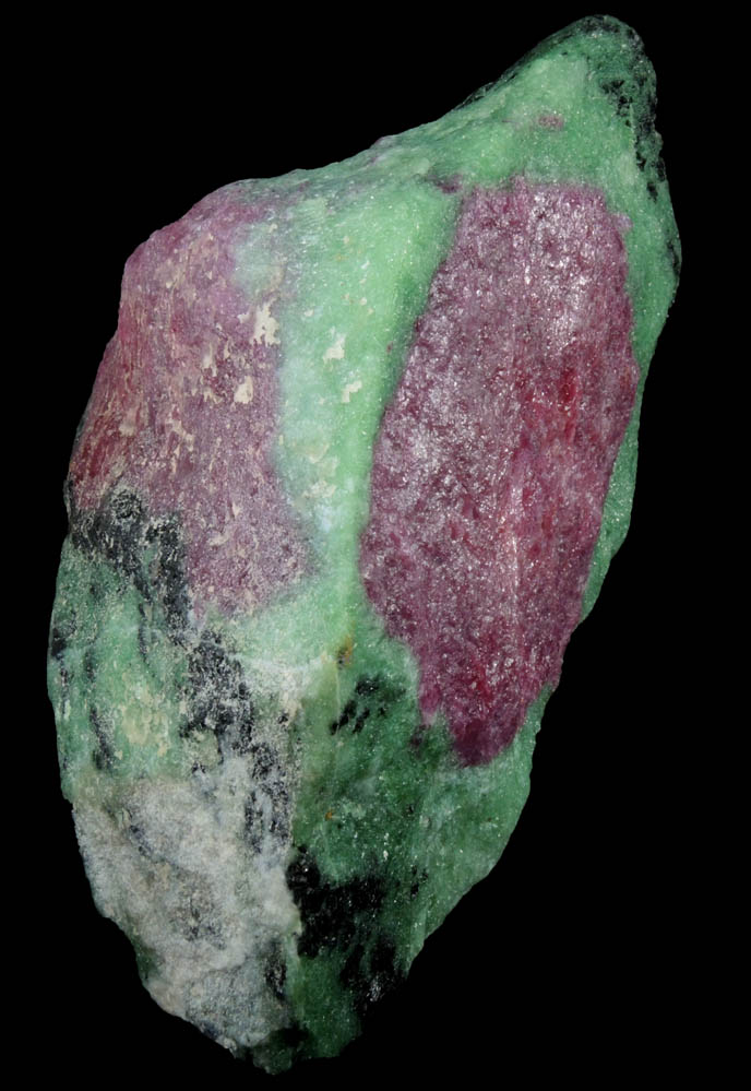 Corundum var. Ruby in Zoisite from Longido, Arusha, Tanzania