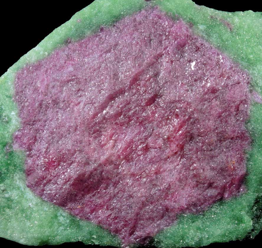 Corundum var. Ruby in Zoisite from Longido, Arusha, Tanzania