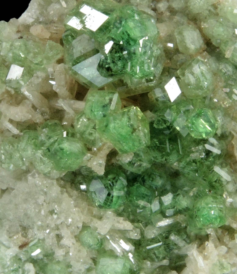 Grossular Garnet (chrome-rich) from Jeffrey Mine, Asbestos, Qubec, Canada