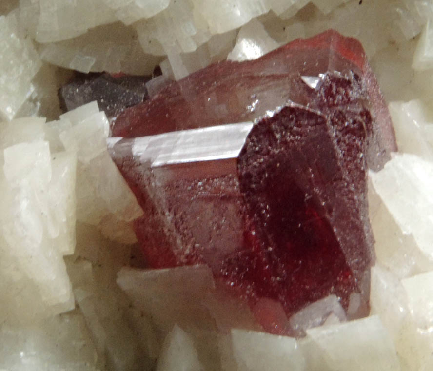 Cinnabar on Dolomite from Tongren, Guizhou, China