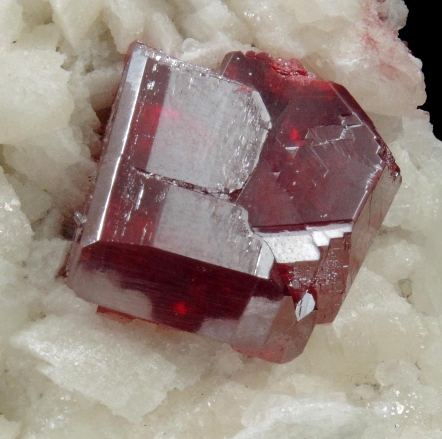 Cinnabar on Dolomite from Tongren, Guizhou, China