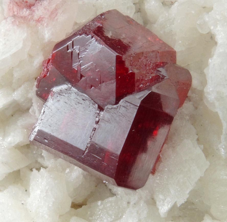 Cinnabar on Dolomite from Tongren, Guizhou, China