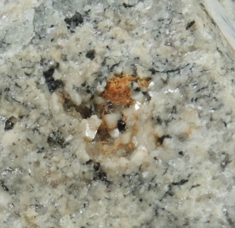 Elpidite in ekerite granite from Gjerdingselva, Nordmark, Oppland, Norway