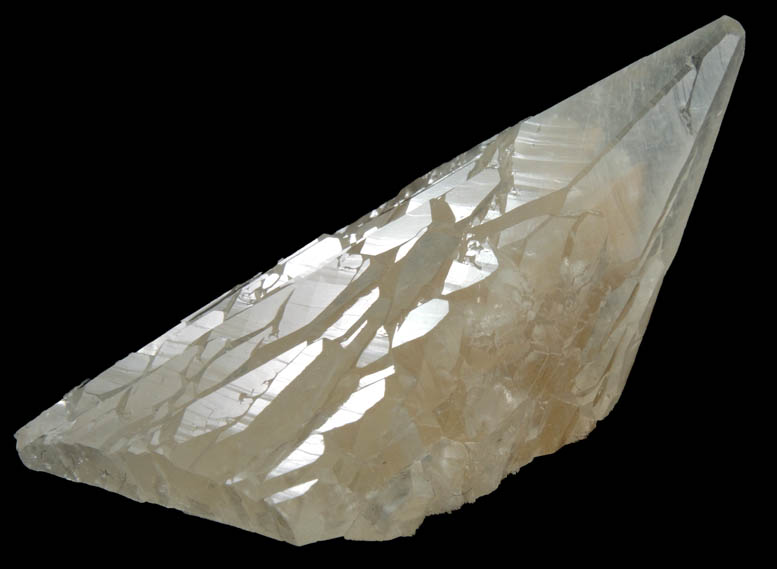 Calcite with internal phantom-growth zone from Santa Eulalia District, Aquiles Serdn, Chihuahua, Mexico