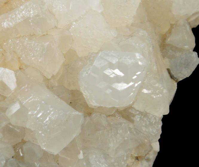 Calcite on Barite from St. Andreasberg District, 25 km SE of Clausthal-Zellerfeld, Harz Mountains, Lower Saxony, Germany