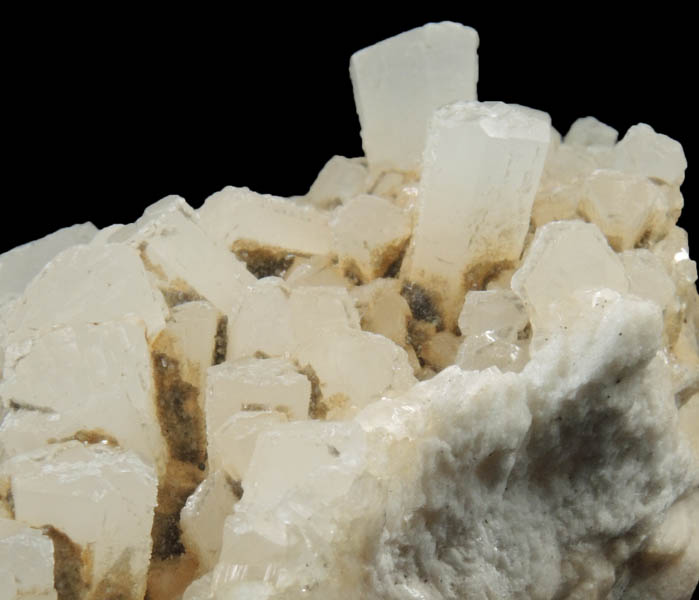 Calcite on Barite from St. Andreasberg District, 25 km SE of Clausthal-Zellerfeld, Harz Mountains, Lower Saxony, Germany