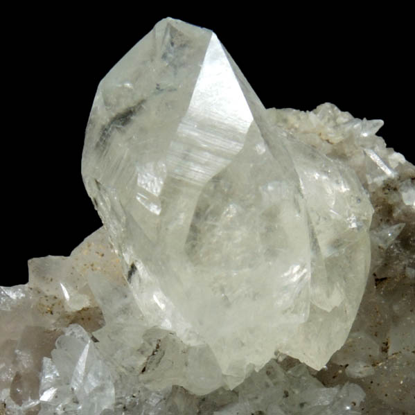 Calcite and Quartz from Prospect Park Quarry, Prospect Park, Passaic County, New Jersey