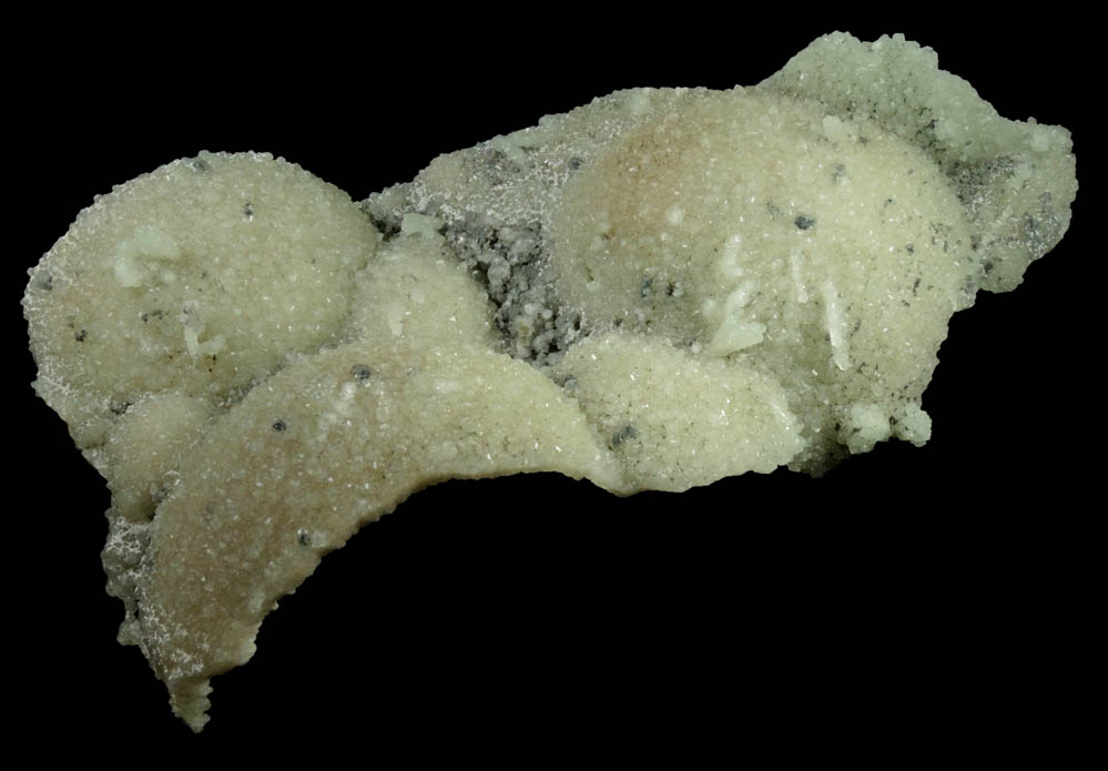 Prehnite pseudomorphs after Pectolite from Prospect Park Quarry, Prospect Park, Passaic County, New Jersey