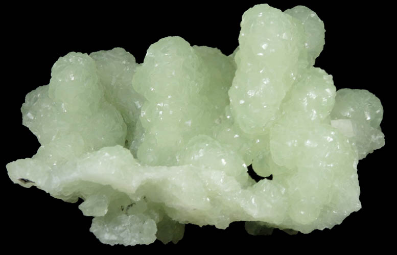 Prehnite pseudomorphs after Anhydrite from Interstate 80 road cut, Paterson, Passaic County, New Jersey