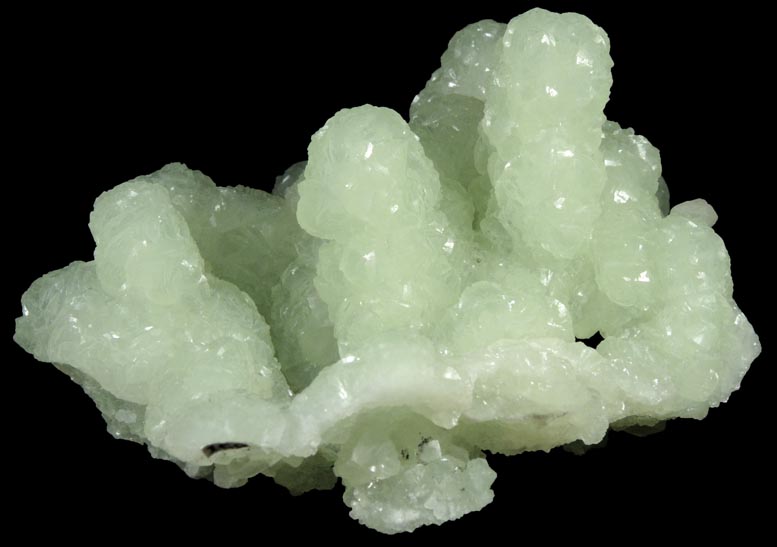 Prehnite pseudomorphs after Anhydrite from Interstate 80 road cut, Paterson, Passaic County, New Jersey