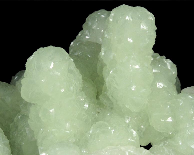 Prehnite pseudomorphs after Anhydrite from Interstate 80 road cut, Paterson, Passaic County, New Jersey