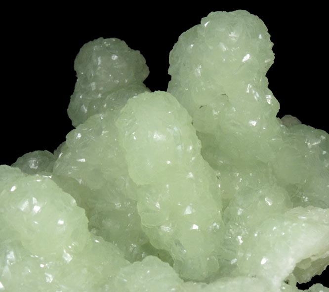 Prehnite pseudomorphs after Anhydrite from Interstate 80 road cut, Paterson, Passaic County, New Jersey