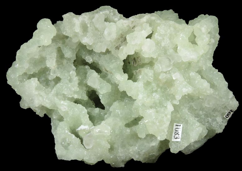 Prehnite pseudomorphs after Anhydrite from Interstate 80 road cut, Paterson, Passaic County, New Jersey